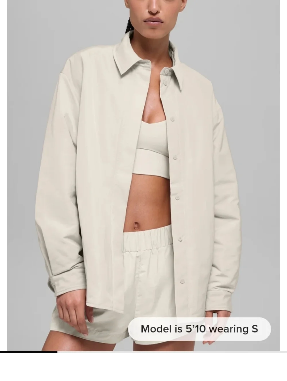 ALO‎ Socialite Shacket Bone